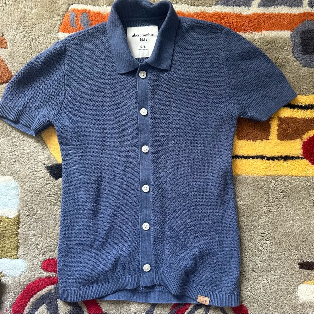 Boys Abercrombie knitted polo